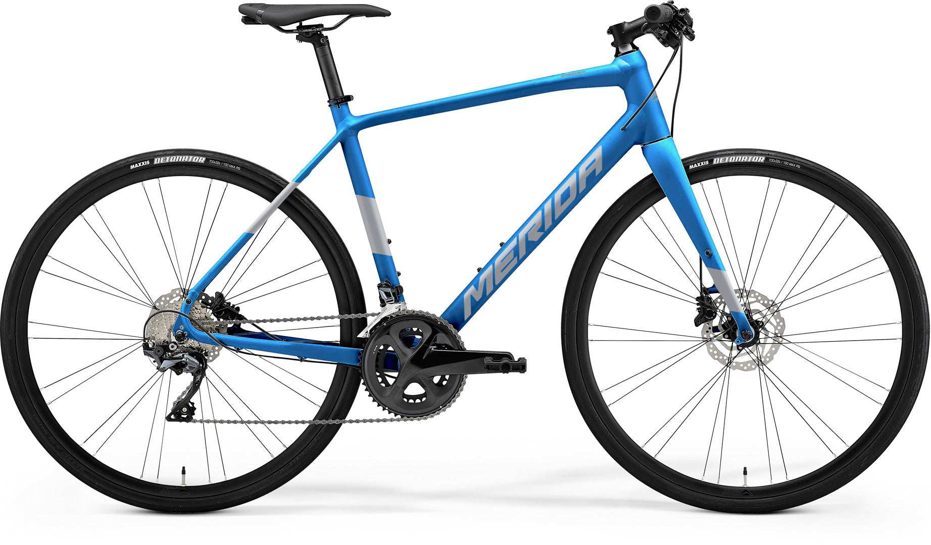MERIDA SPEEDER 300 III1 SILK BLUE DARK SILVER : Vélo de Fitness Urbain