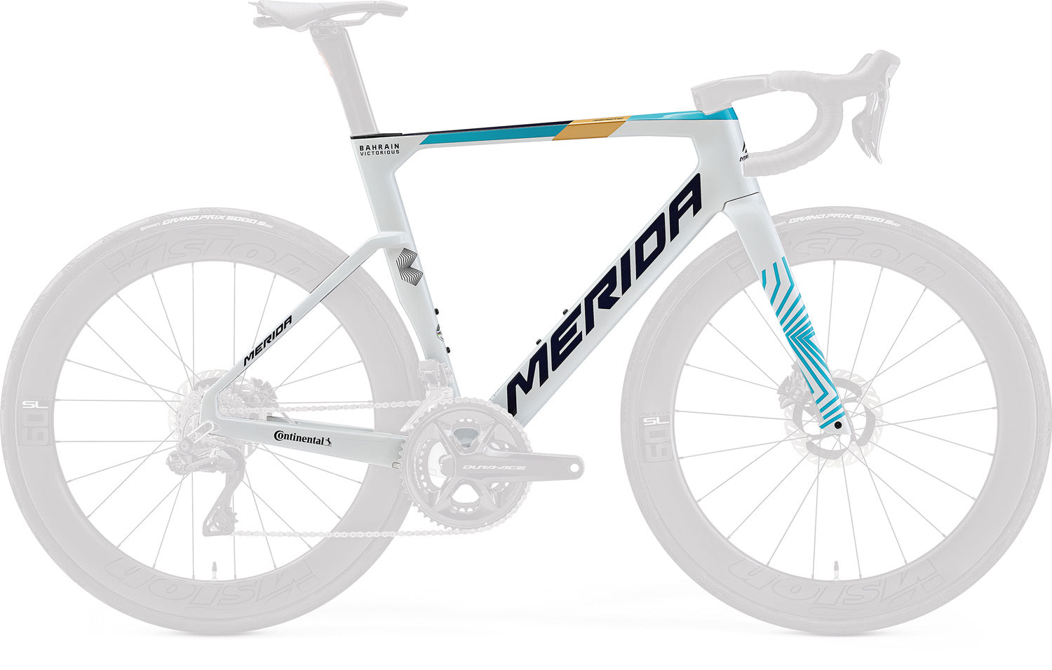Mérida Reacto Team IV2 Frame Kit TBV Teal/Pearl (Team)