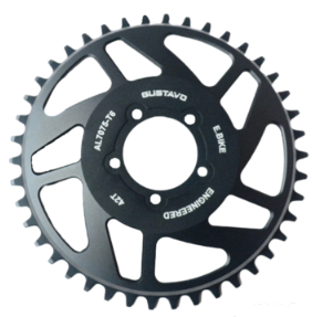 Gustavo E-Bike Chainring - Ersatzkettenblatt für Bafang BBS01 / BBS02