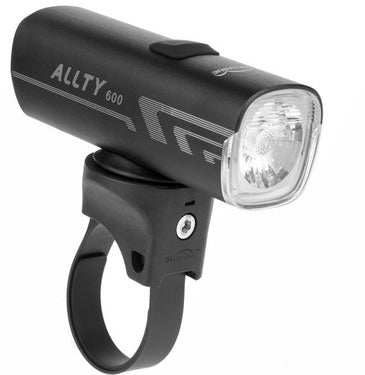 Magic Shine Alty 600 Fahrradlampe vorne kompakt leistungsstark 600 Lumen mit Lenkerbefestigung und wiederaufladbarem USB-C Akku wasserdicht IPX7