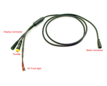 Electric bike conversion kit, electric bike cable, thumb throttle, Bafang motor, DIY part, M500, M600, 1T3