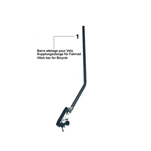 Remorque E-FATI Trailer R2 : Barre d'attelage solide et durable