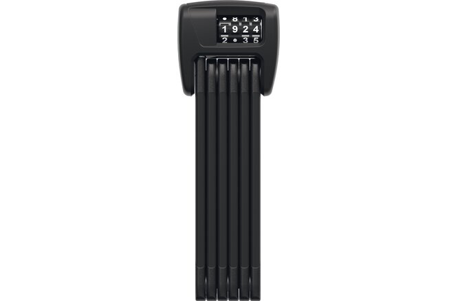 Abus Bordo Combo 6000C/90 Code, faltbares Abus mit Halterung SH 6000C/90, schwarz