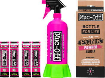 Muc-Off Nettoyant vélo (lot de 4) Punk Powder + Bouteille