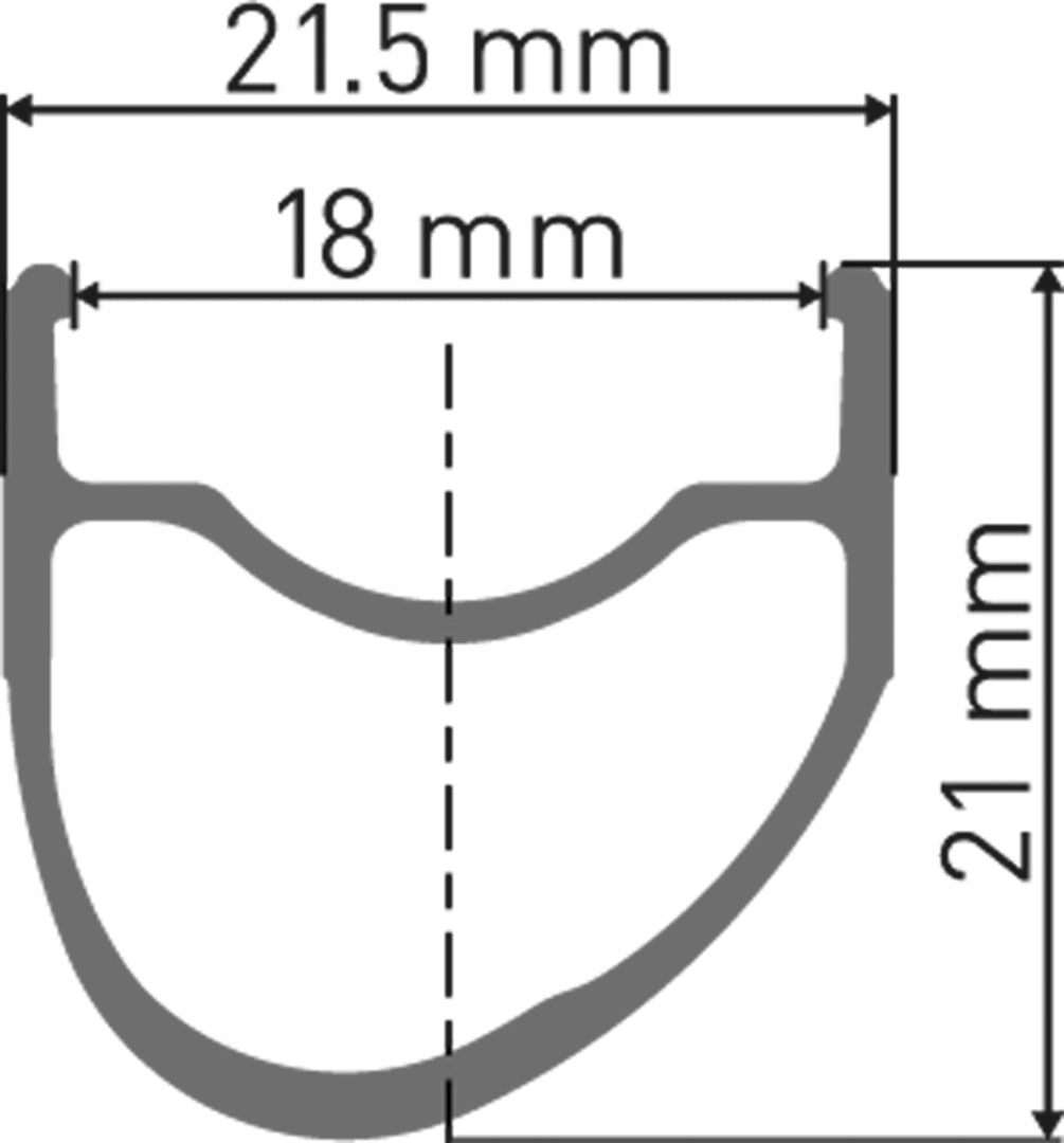 RR 411 jante asymmetric RB 700C 18 32T
