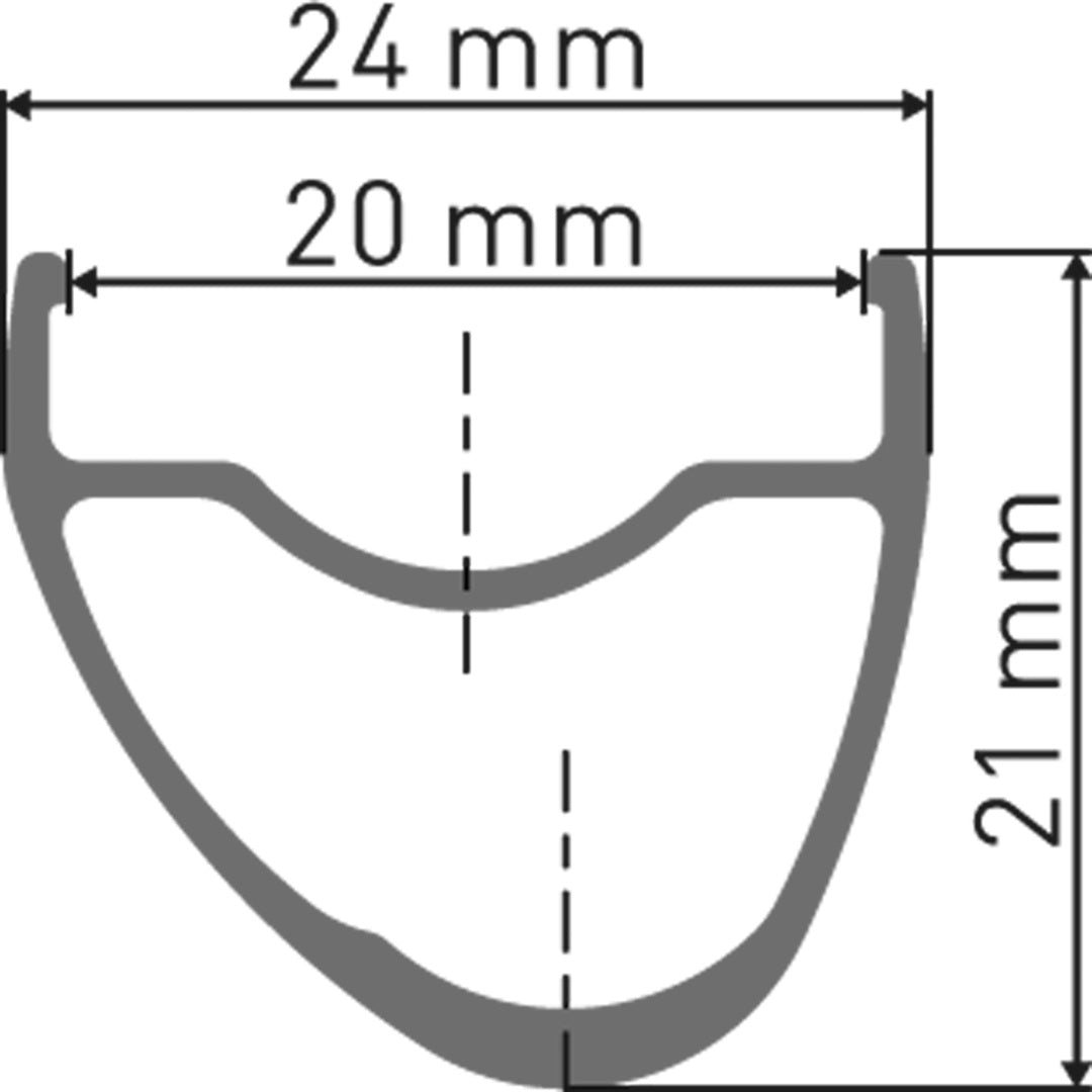 RR 421 jante asymmetric DB 700C 20 32T