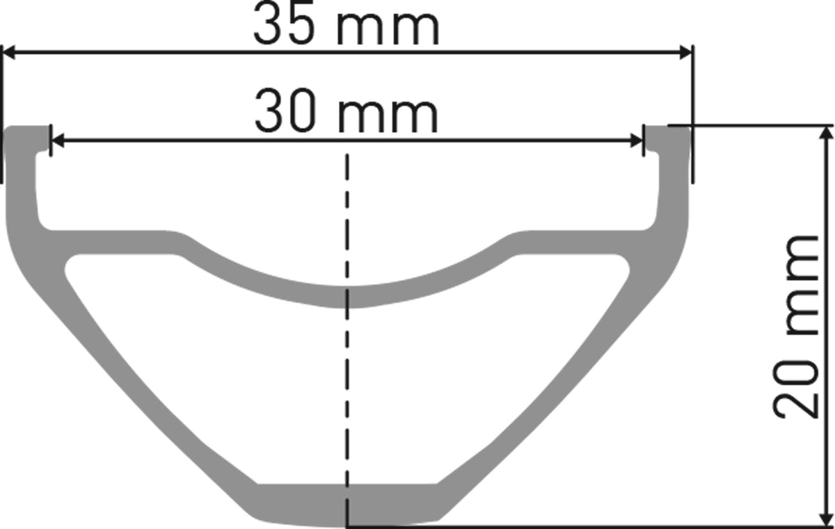 F 572 jante DB 27.5" 30 28L