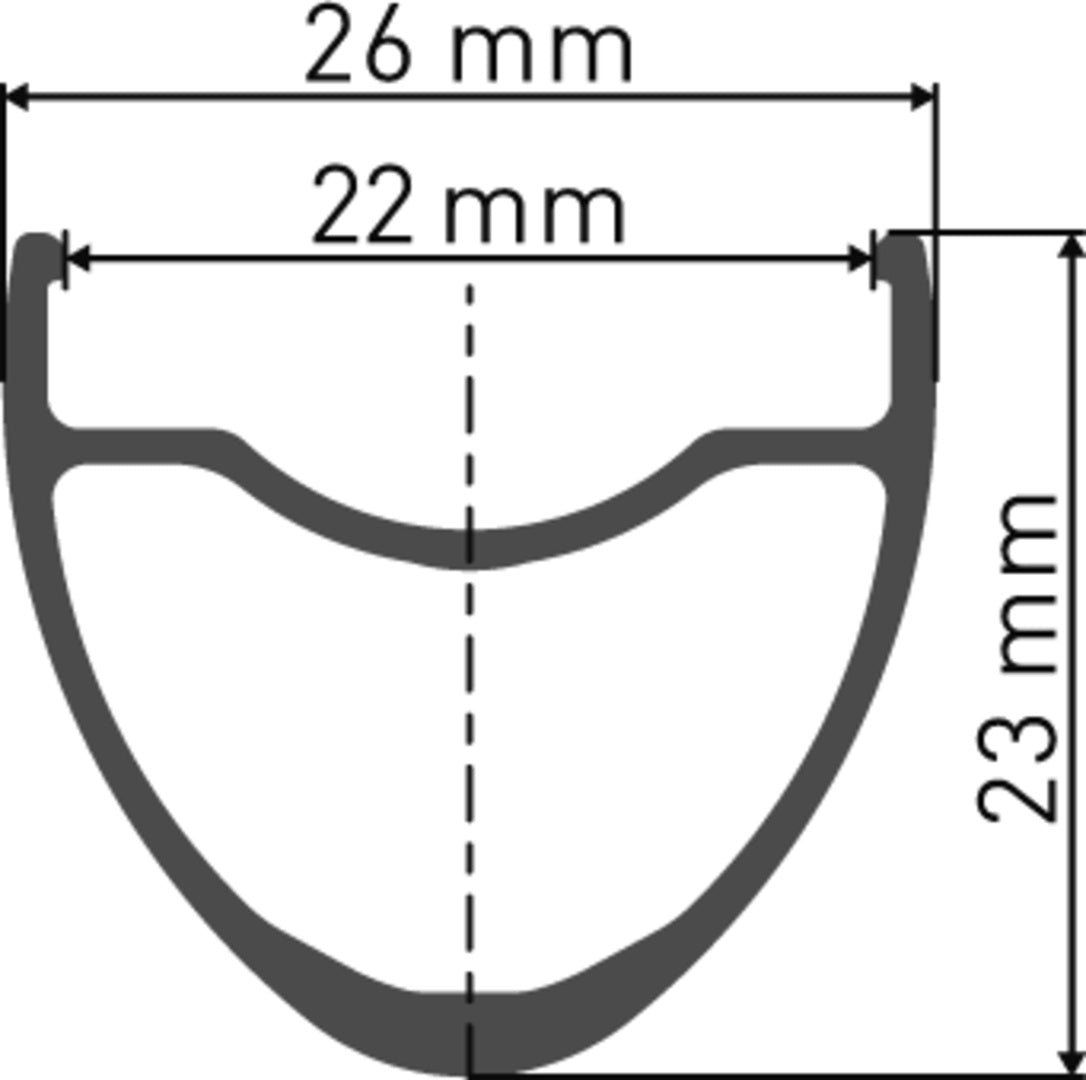 HE 1800 SPLINE roue 700C CL 23 142/12 XDR