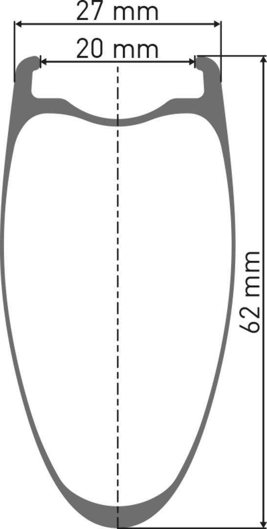 ARC 1600 SPLINE roue 700C CL 62 142/12 HG