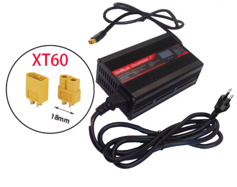 Chargeur Lithium 48V/ 5A – Charge rapide avec connecteur au choix