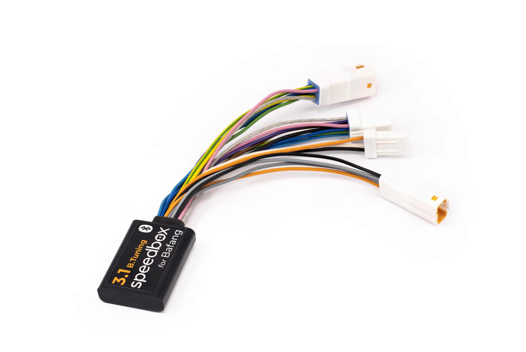 SpeedBox 3.1 B.Tuning tuning module with 4-pin connectors for Bafang electric bike motors, Bluetooth enabled for app control