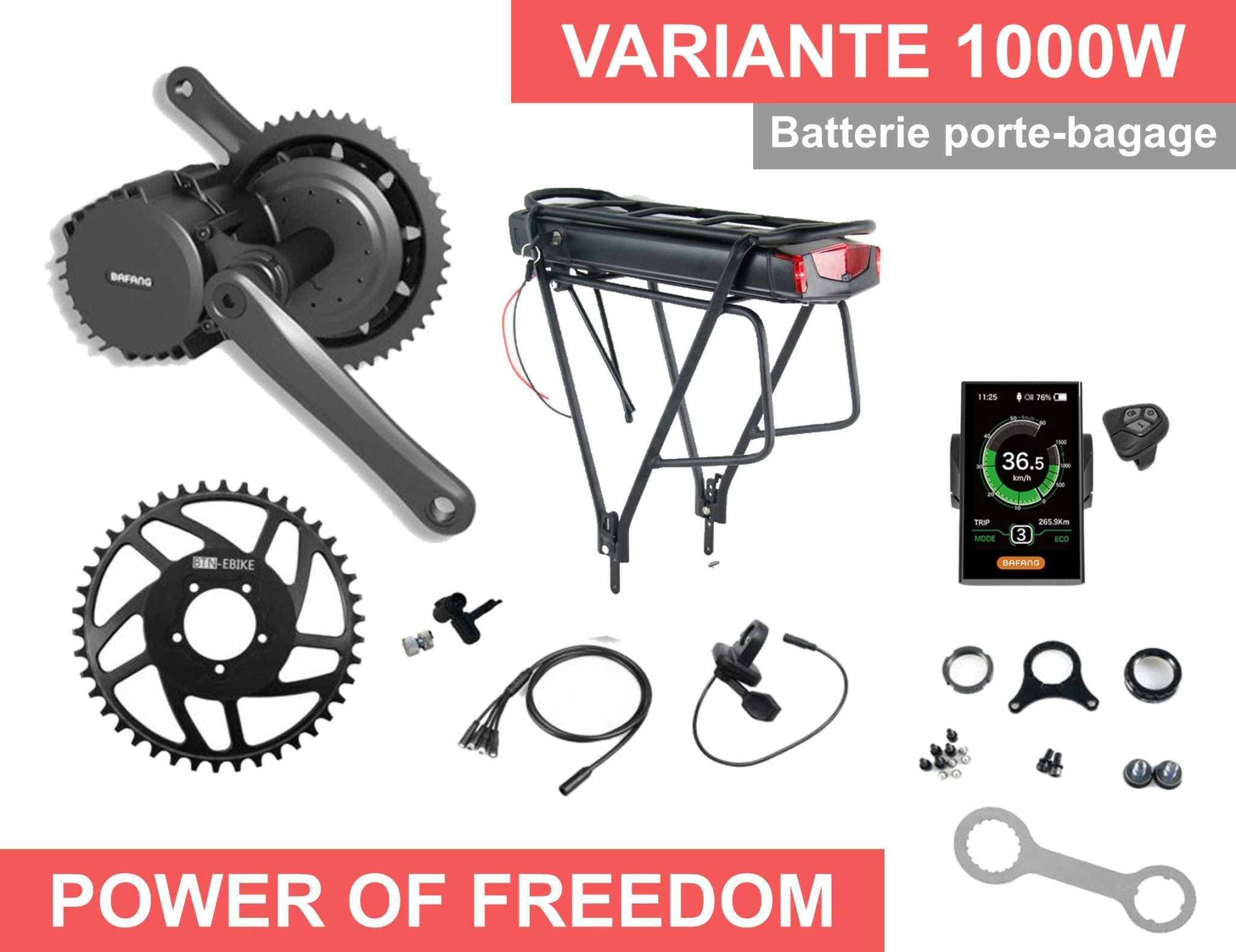 1000w - Kit électrique complet Bafang