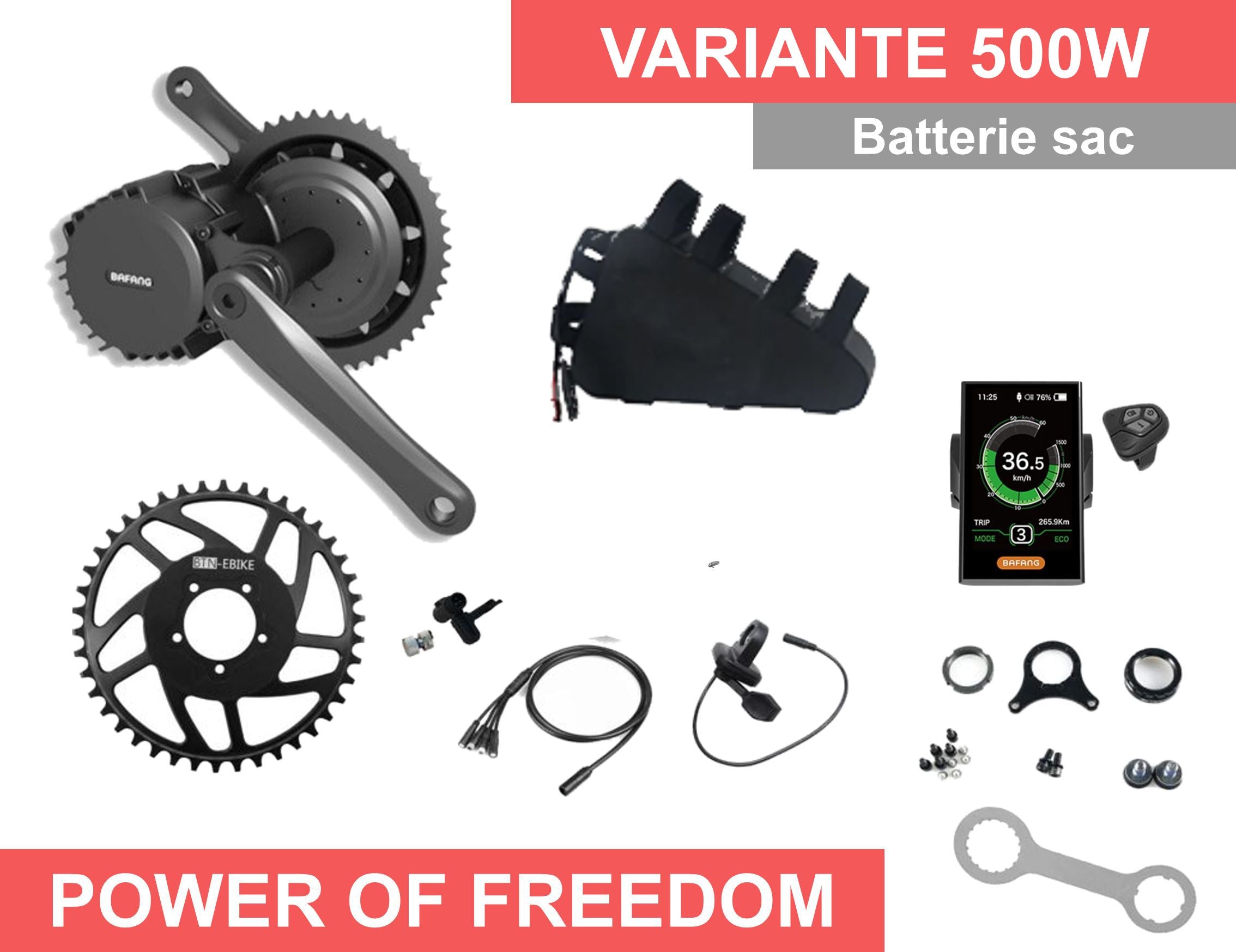 500W - Kit électrique complet