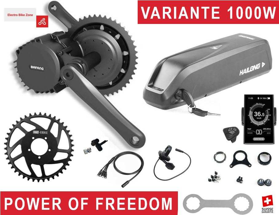 1000w - Kit électrique complet Bafang