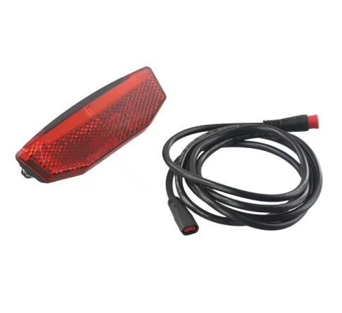 Rücklicht e-Bike LED rot universal 6-60V mit wasserdichtem Kabel 45 cm für Elektrofahrrad