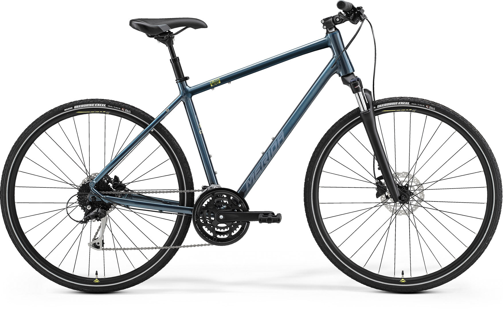 Merida Crossway 100 blue metal, Mann