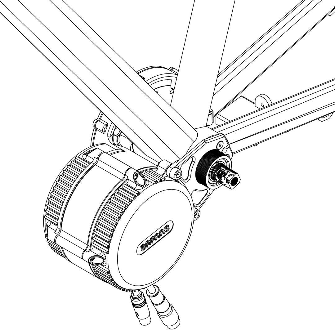 Adapter PF-30 für Bafang-Motor BBS0102 und HD