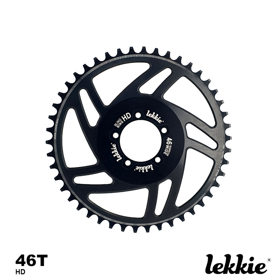 Lekkie offset chainring for 1000W motor