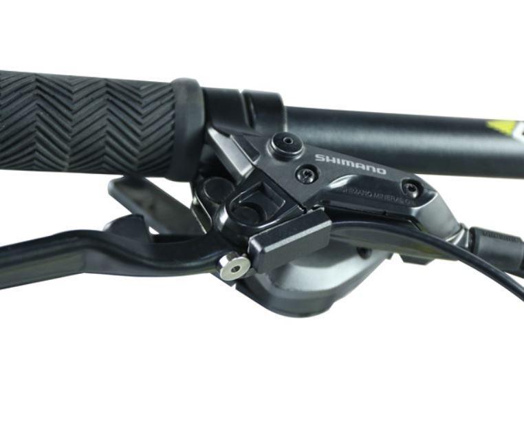 Motor cut-off for hydraulic brake