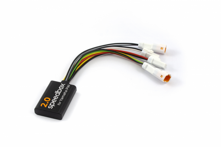 SpeedBox 2.0 unboxing module for Yamaha PW electric bikes up to 2018 with plug & play connectors