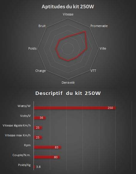 250w - Complete Bafang electric kit